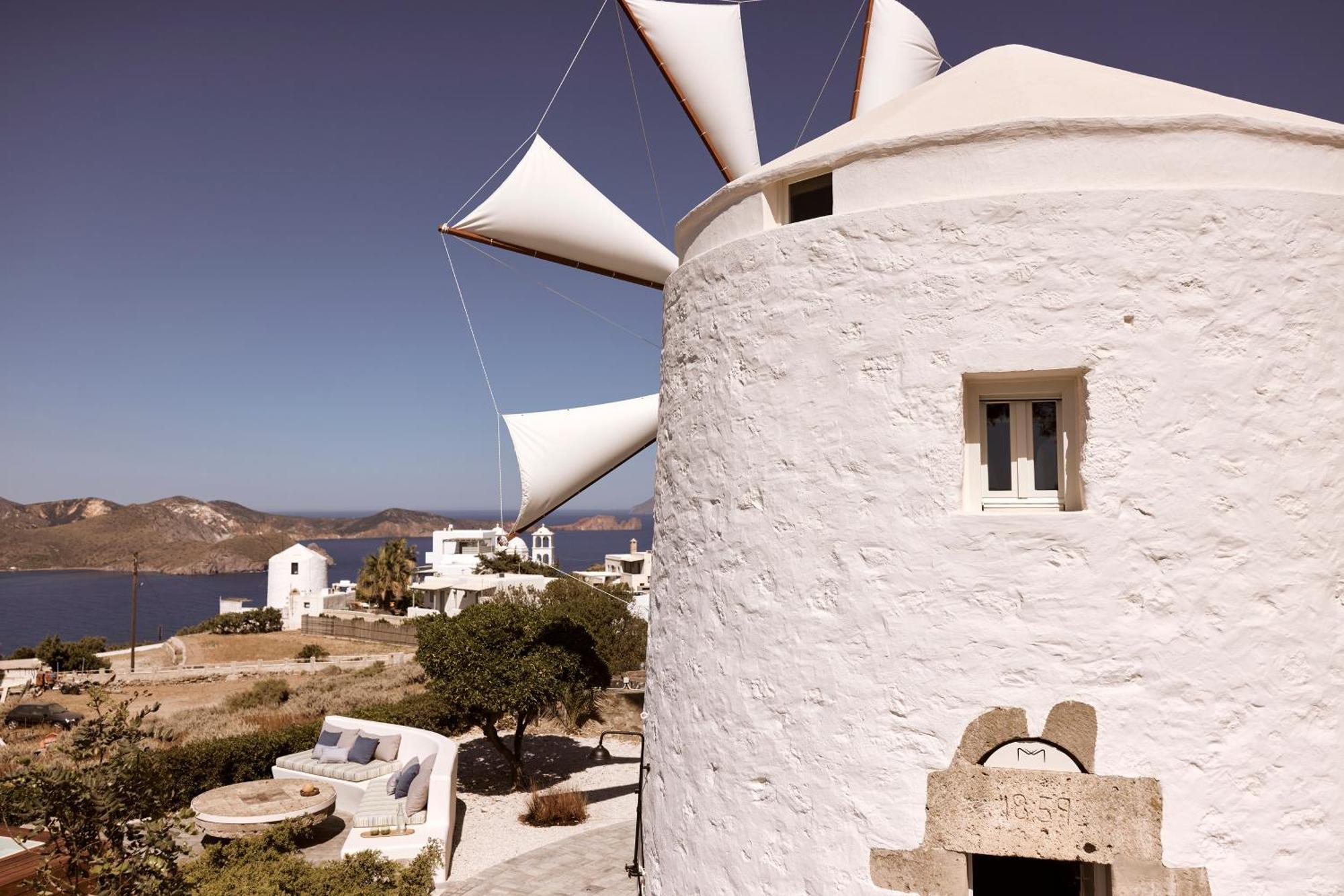 Apartament Windmill Karamitsos Since 1859 Trypiti Zewnętrze zdjęcie